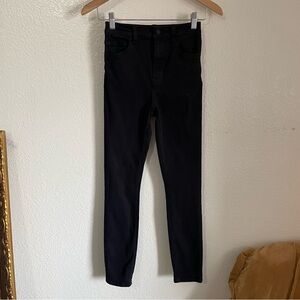 GRLFRND The Kennedy High Rise Stretch Skinny Black Jeans Size 24